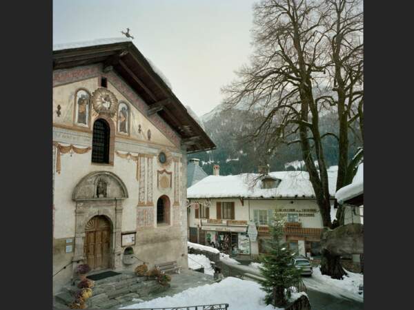 L'église de Hauteluce, en Savoie (Rhône-Alpes, France).