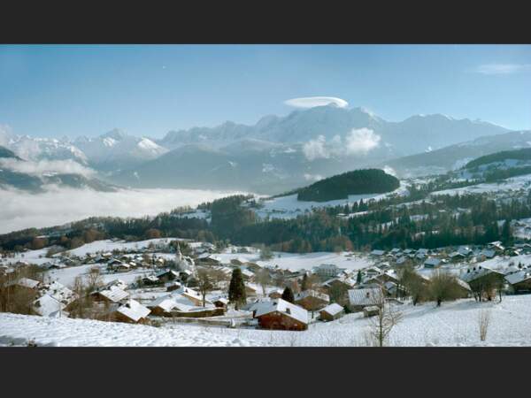 Cordon possède le meilleur point de vue sur le Mont-Blanc, dans les Alpes.