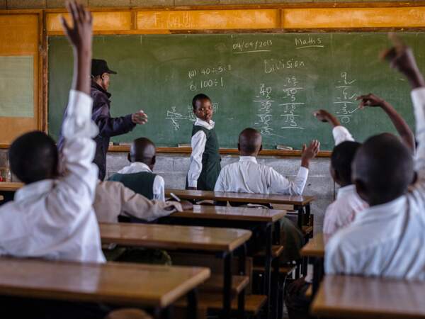 Ecole élémentaire de Ha Leburu, au Lesotho