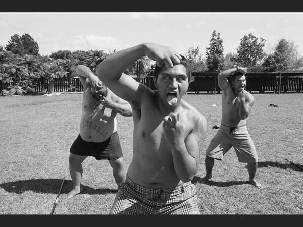 Le haka, une danse guerrière de Nouvelle-Zélande