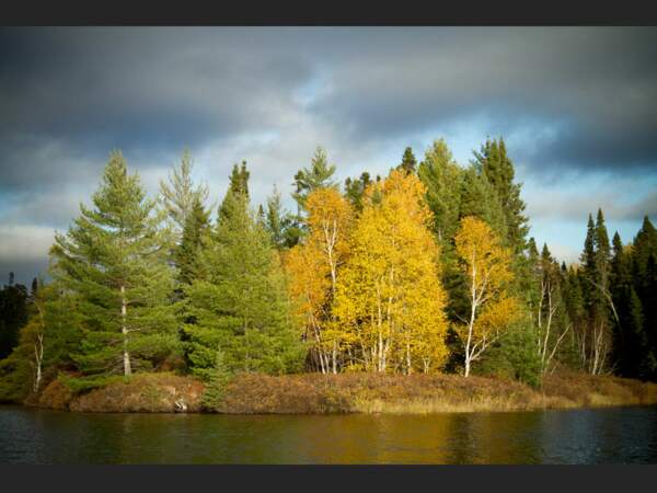 Le territoire des Atikamekw, 80 000 kilomètres carrés couverts de forêts et de lacs (Québec, Canada).