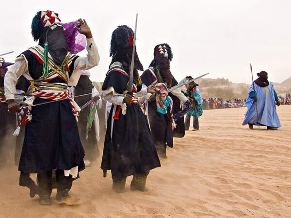 La fête de la Sebeiba aux environs de Djanet dans le désert du Tassili N’Ajjer, en Algérie