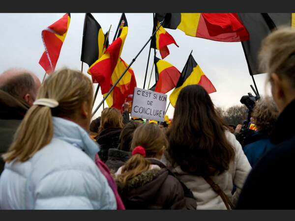 Les citoyens de Begique sont venus manifester avec optimisme et fraternité le 23 janvier 2011 à Bruxelles.