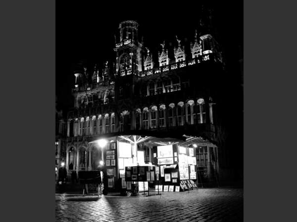 Bruxelles de nuit (Belgique).