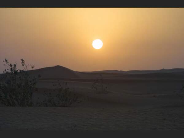 Le désert près de Dubaï, Emirats arabes unis
