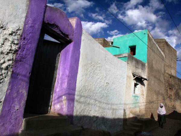 Les maisons de Harar mélangent les caractéristiques des maisons arabes, africaines et indiennes