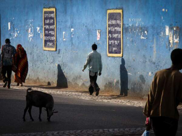 Scène de rue à Harar, où résida le poète Arthur Rimbaud