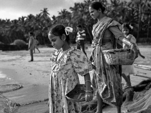 Femmes à Palolem, Goa, Inde