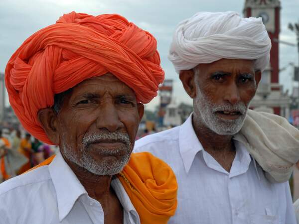 Deux pèlerins du Rajasthan