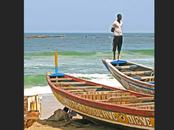Des commerçants attendent les pêcheurs de Nouakchott, en Mauritanie.