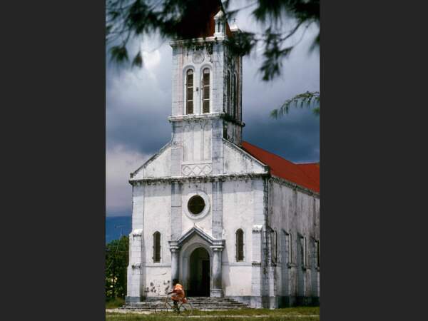 Une église d'Ouvéa, en Nouvelle-Calédonie.
