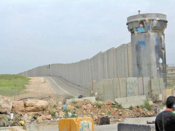 Mur séparant Israël de la Cisjordanie