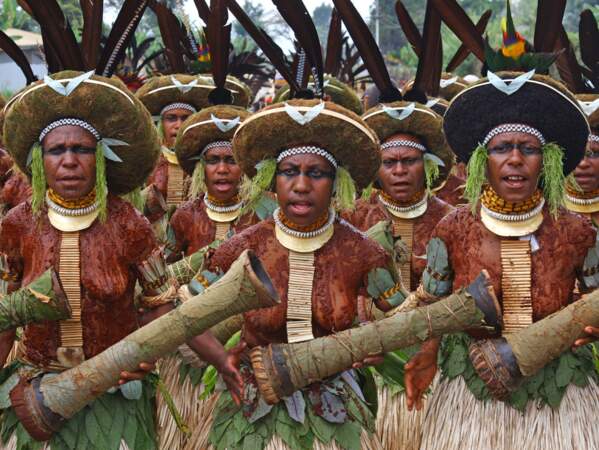 Femmes Silimuli à Goroka, Papouasie-Nouvelle-Guinée