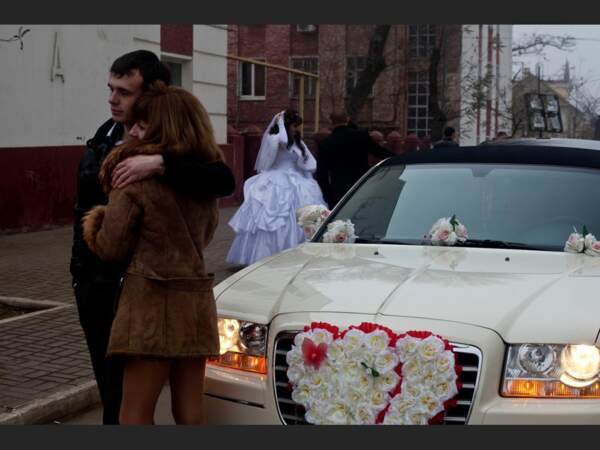 Mariage orthodoxe à Astrakhan, en Russie.