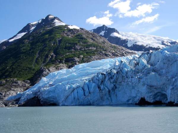 Le glacier Portage en Alaska, aux Etats-Unis