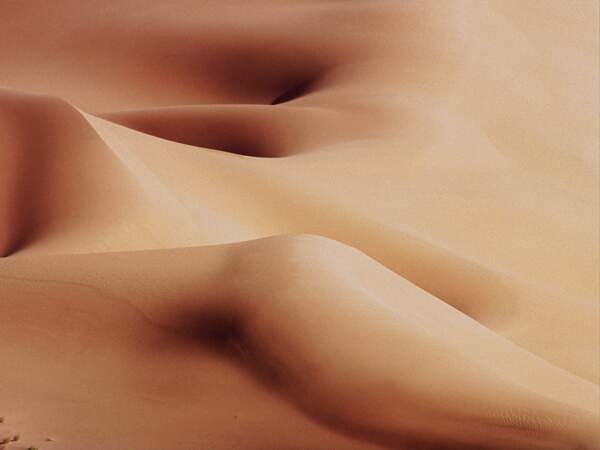 Dunes de sable, dans la région de Djanet, Algérie