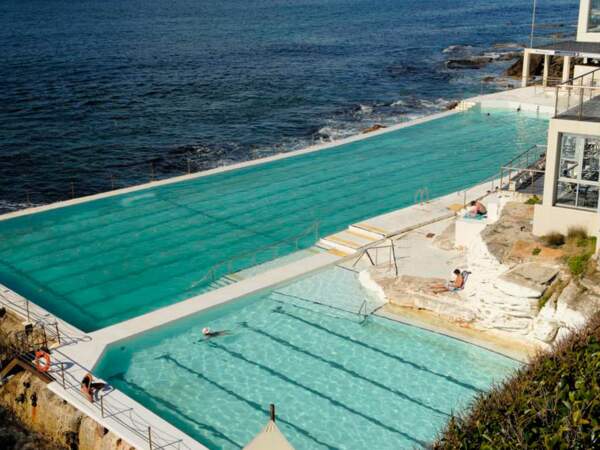La Bondi Icenbergs Ocean Pool accueille un club de natation haut de gamme, en Nouvelle-Galles du Sud, en Australie