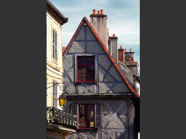 La maison dite "de Jeanne d'Arc" à Moulins (Auvergne, France).