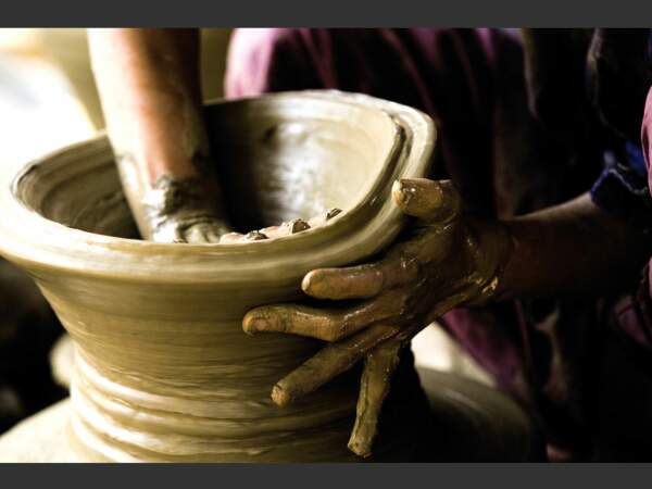 La poterie, une spécialité du village de Kyauk Myaung, en Birmanie.