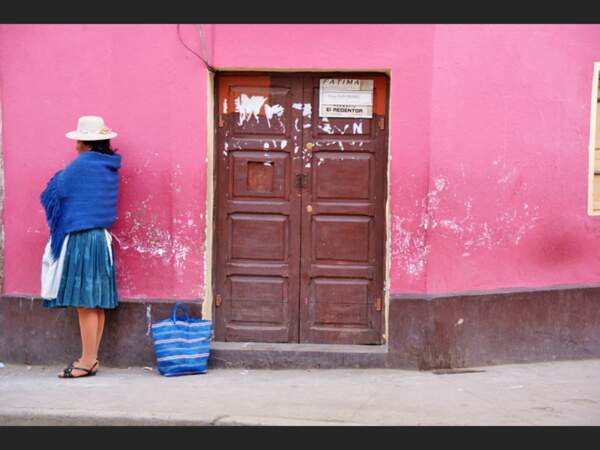 Murs colorés de Potosi, en Bolivie
