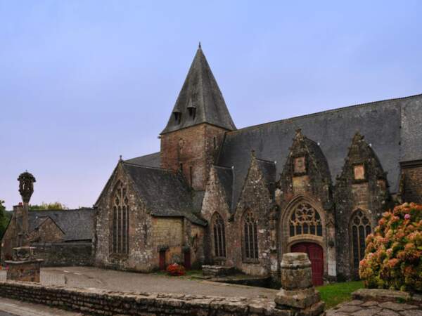 La Collégiale de Rochefort-en-Terre, en Bretagne, en France
