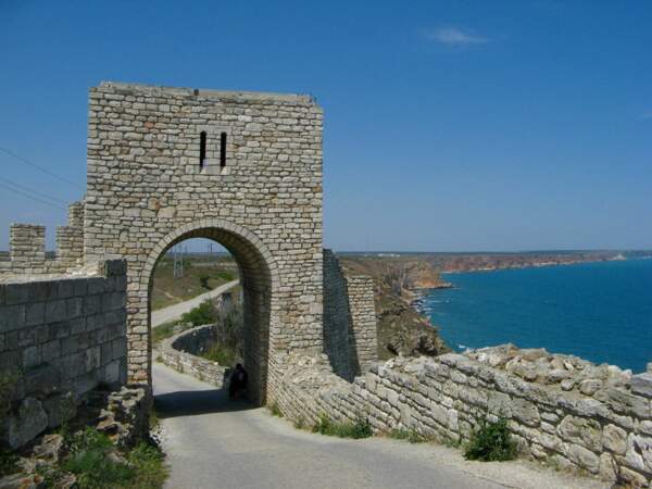 Une fortification romaine sur le Cap Kaliakra, en Bulgarie.