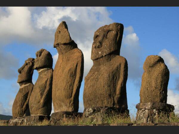 Les Moai de l’Ahu Vai Uri