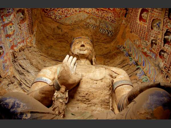 A Datong, en Chine, les grottes de Yungang abritent des trésors d'art rupestre bouddhique.
