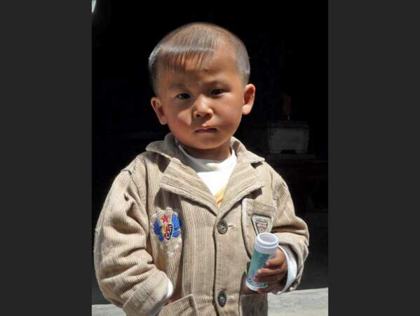 Enfant de Zhaji, Chine