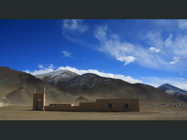 Un petit village du Xinjiang (Chine) près du lac de Karakul.