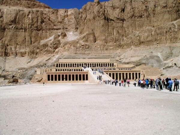 Le temple d’Hatchepsout, situé près de Louxor, en Egypte.