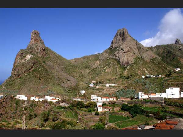Le village de Taganana, au nord-est de l'île de Ténérife, dans les Canaries (Espagne).