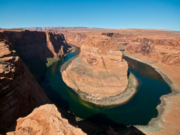 Horseshoe Bend, un bras du fleuve Colorado, Arizona, Etats-Unis