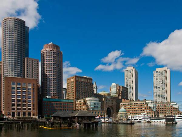 Le port de Boston (Massachusetts, Etats-Unis).