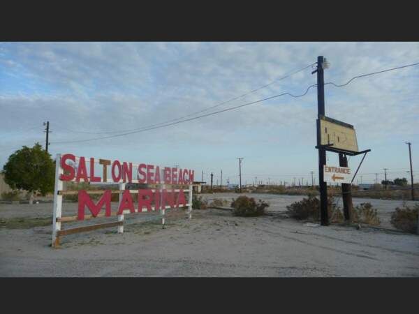 Certaines familles américaines viennent passer leurs vacances à Salton Sea, en Californie (Etats-Unis).
