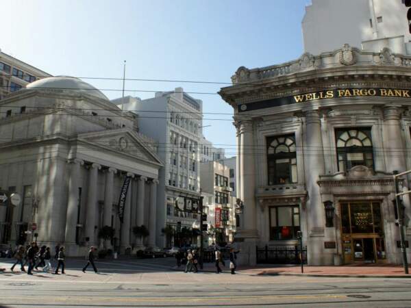 Market Street, un des axes centraux de San Francisco, aux Etats-Unis. 