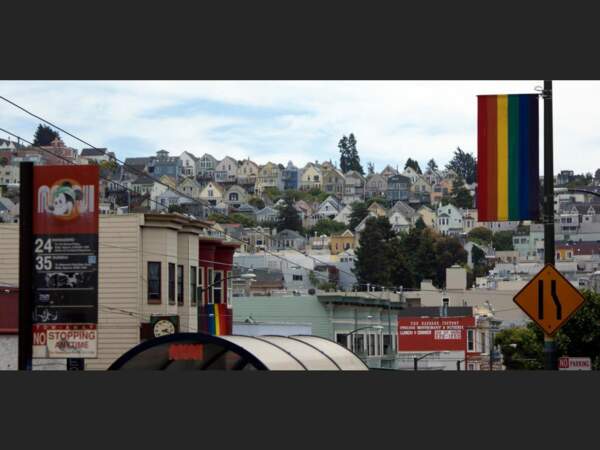 Castro, le quartier « gay » de San Francisco, aux Etats-Unis.