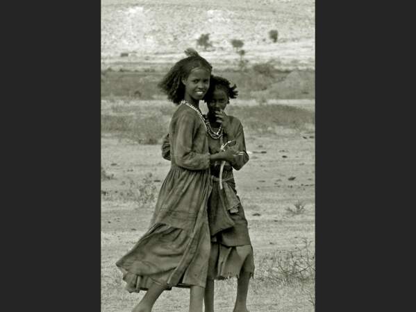 Jeunes filles dans la région Afar, Ethiopie