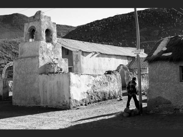 Une église près du Salar d'Uyuni dans la région du Sud Lípez, en Bolivie.