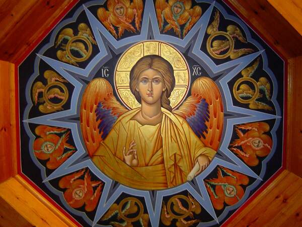 Fresques et icônes dans les monastères des Météores en Thessalie, Grèce