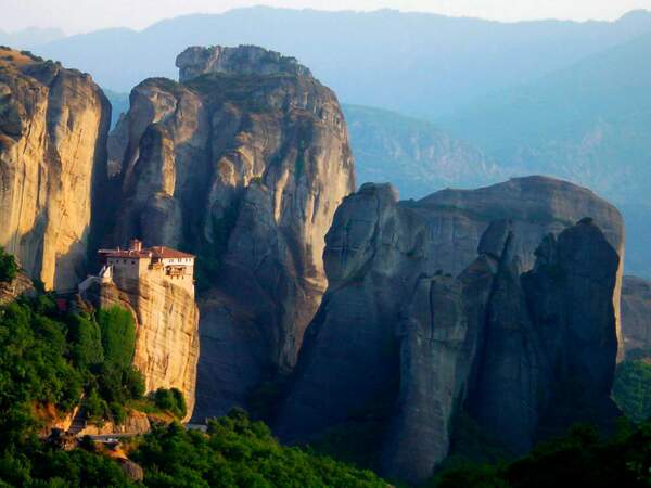 Monastères des Météores en Thessalie, Grèce