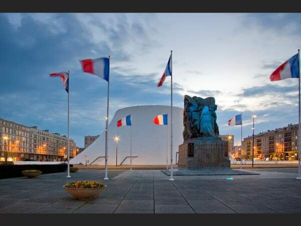Le Monument aux morts, érigé en 1924 au Havre, en France. 