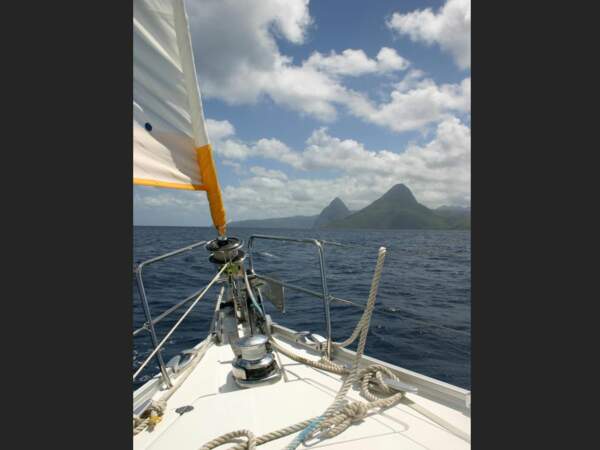 Croisière en voilier entre les îles Grenadines et Sainte-Lucie