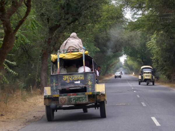 Taxi rickshaw, Uttar Pradesh, Inde