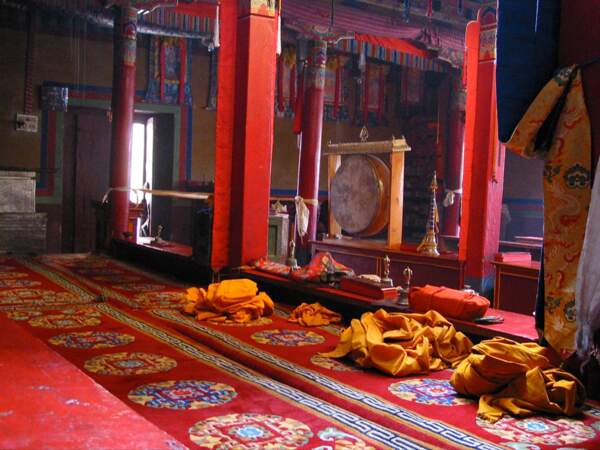 Monastère à Wanla dans la région du Zanskar, en Inde