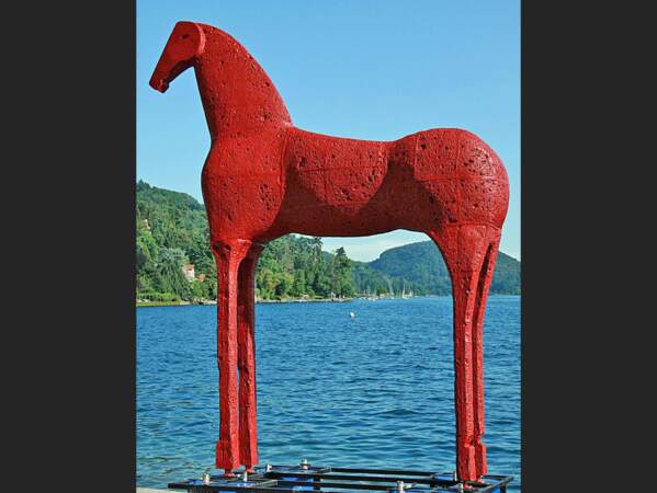 Le cheval d'Orta, en Italie