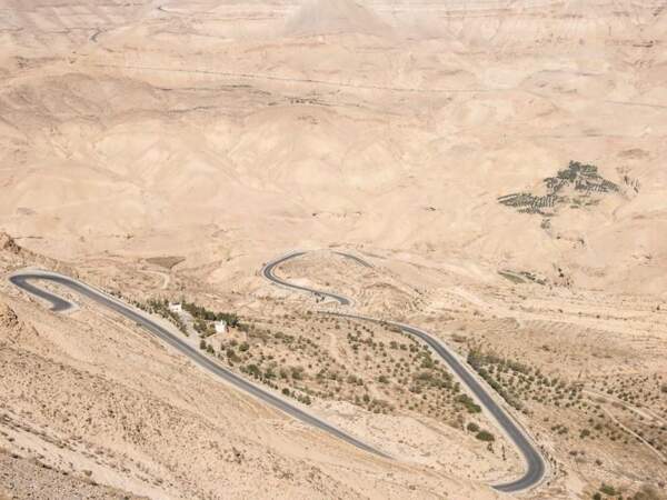 Vue depuis le mont Nébo, en Jordanie. 