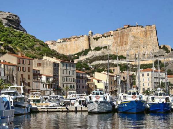 La Citadelle de Bonifacio, en Corse. 