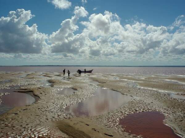 Banc de sable sur la côte ouest de Madagascar