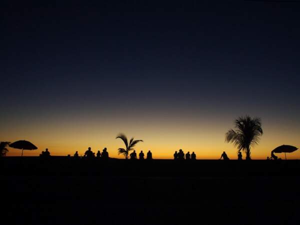 Coucher de soleil à Mahajunga, sur la côte ouest de Madagascar